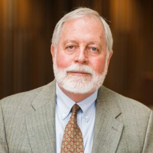 Professor Robert Keiter, a senior white man with short silver hair and a silver beard